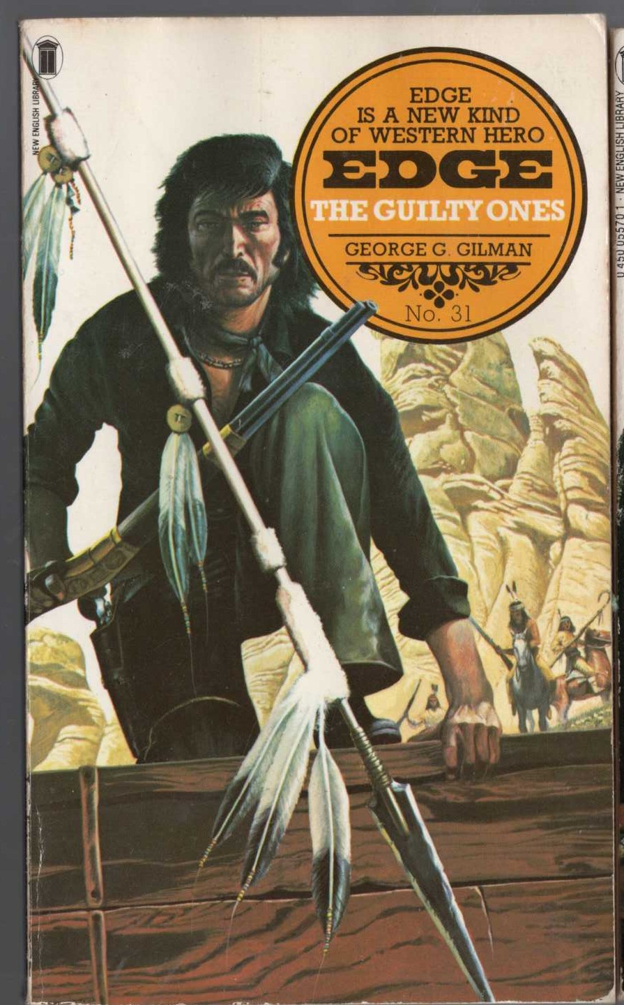 George G. Gilman  EDGE 31: THE GUILTY ONES front book cover image