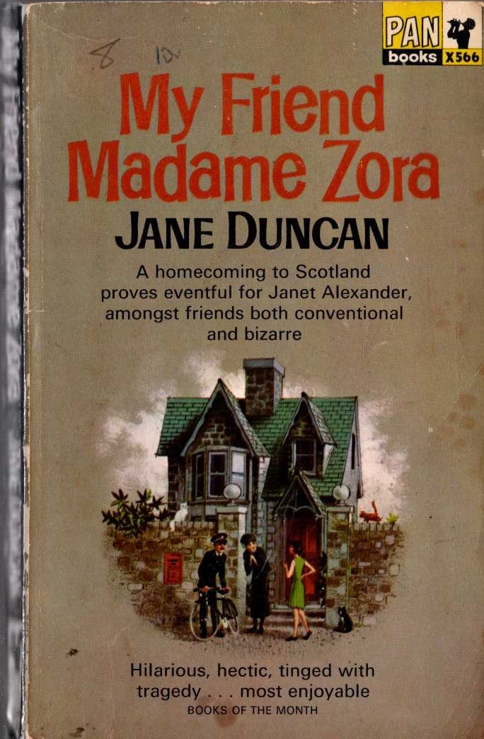 Jane Duncan  MY FRIEND MADAME ZORA front book cover image