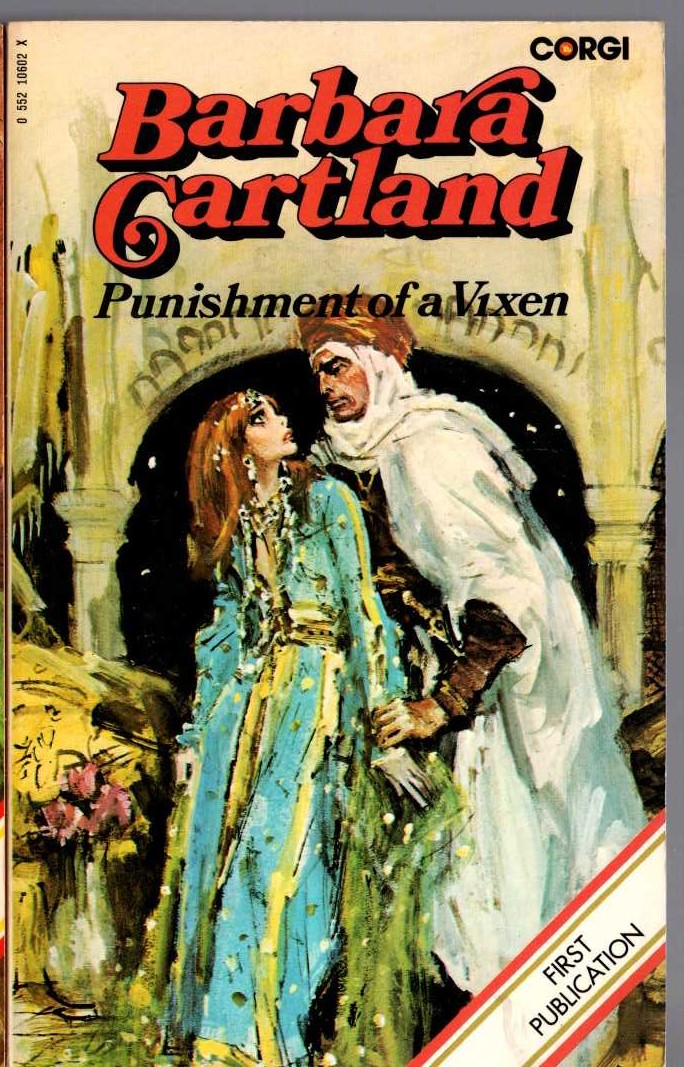 Barbara Cartland  PUNISHMENT OF A VIXEN front book cover image