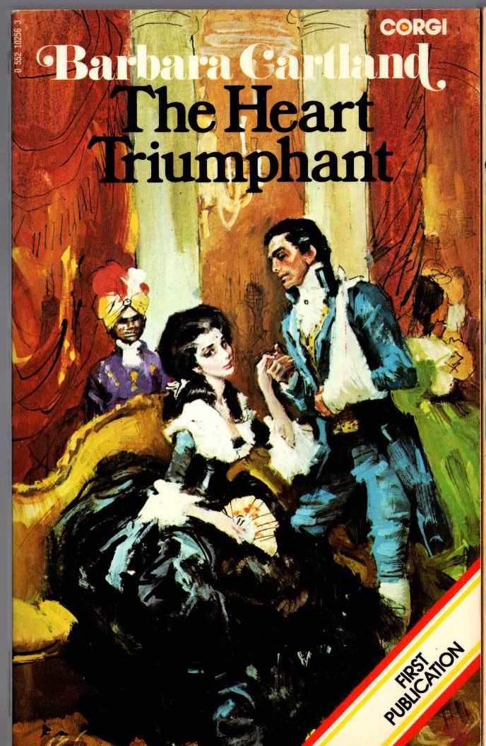 Barbara Cartland  THE HEART TRIUMPHANT front book cover image