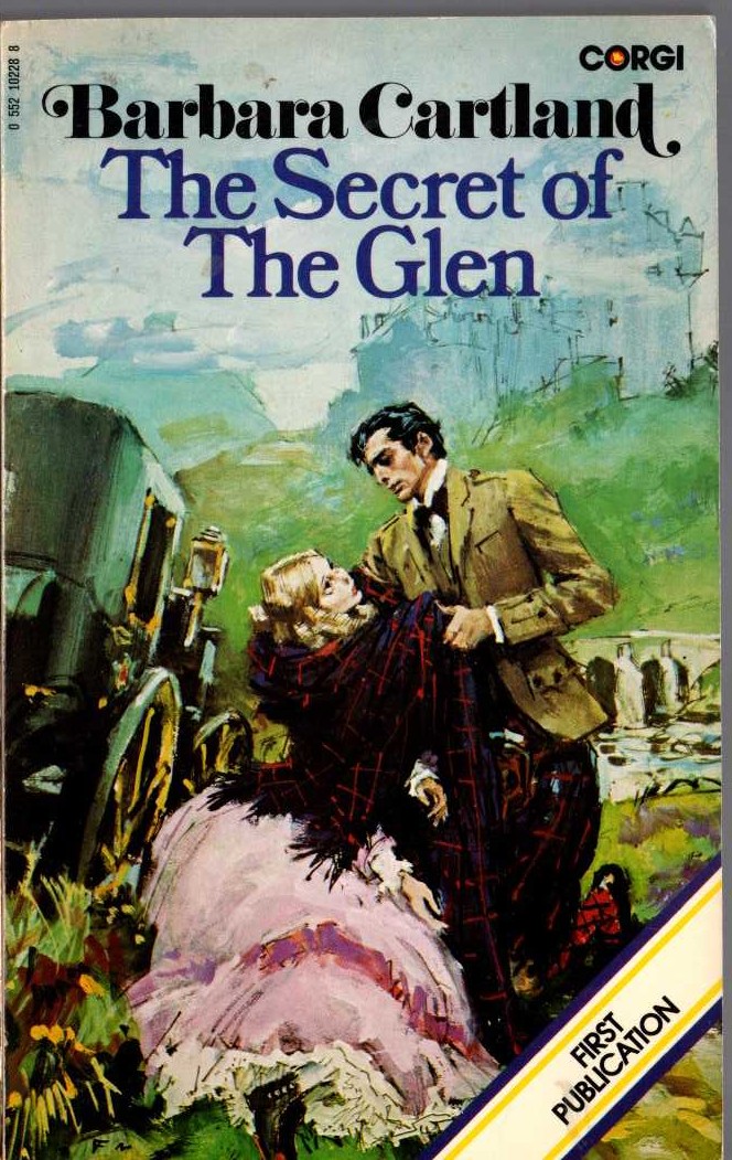 Barbara Cartland  THE SECRET OF THE GLEN front book cover image