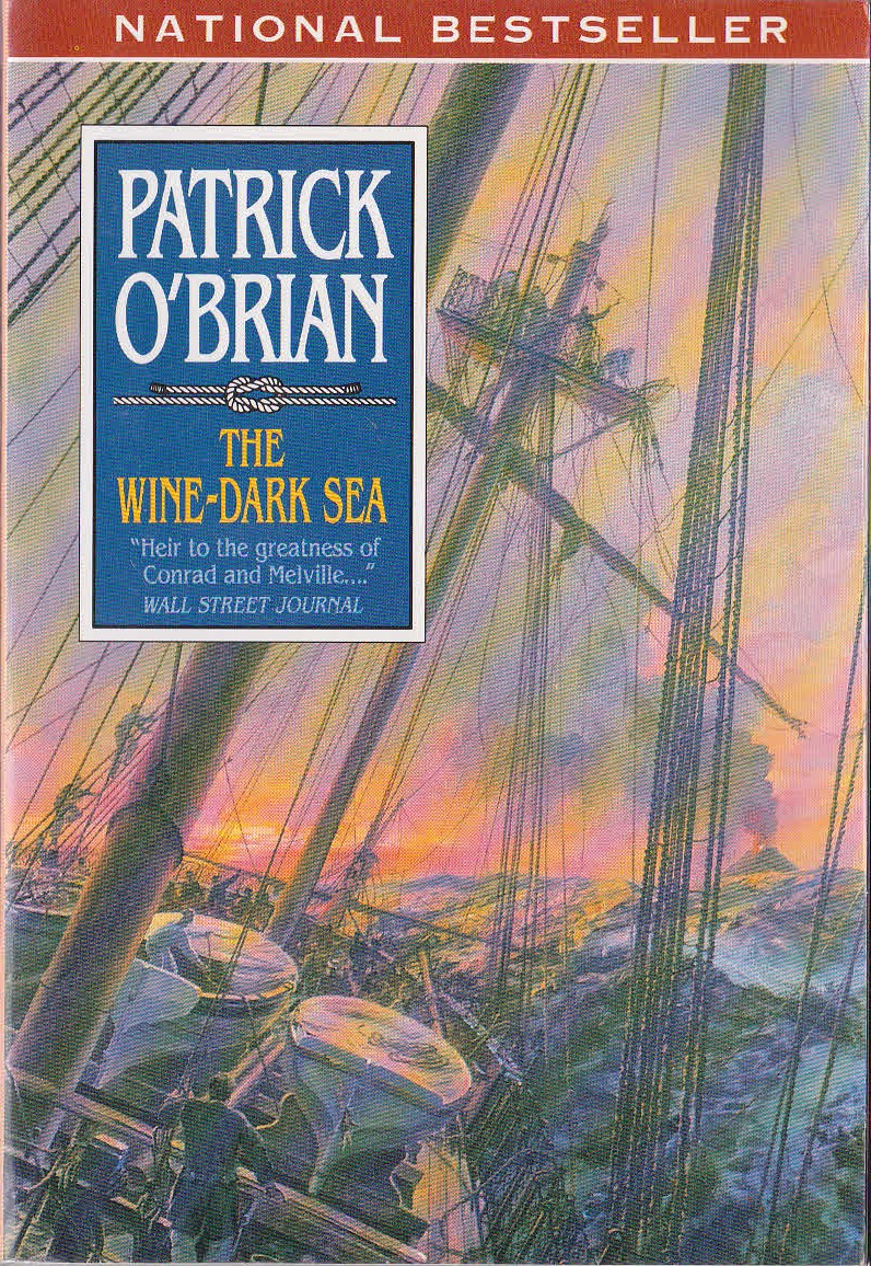 Patrick O'Brian  THE WINE-DARK SEA front book cover image