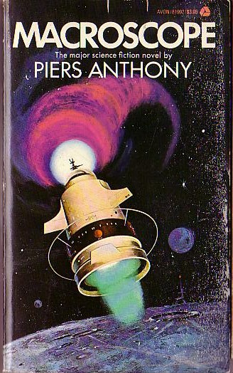 Piers Anthony  MACROSCOPE front book cover image