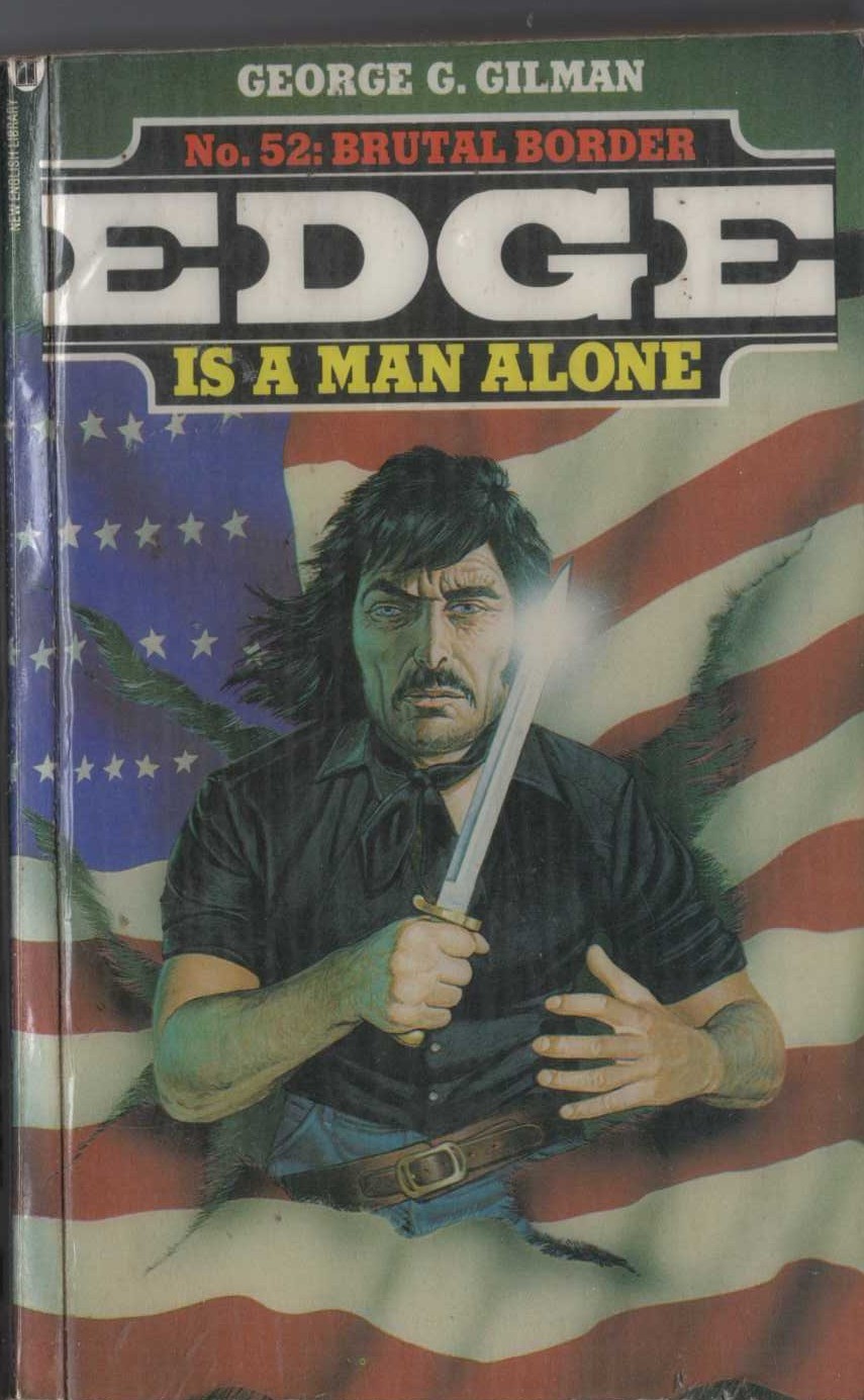 George G. Gilman  EDGE 52: BRUTAL BORDER front book cover image