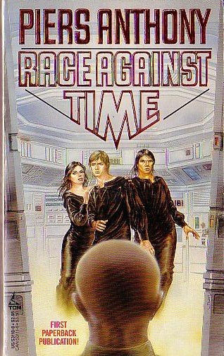 Piers Anthony  RACE AGAINST TIME front book cover image