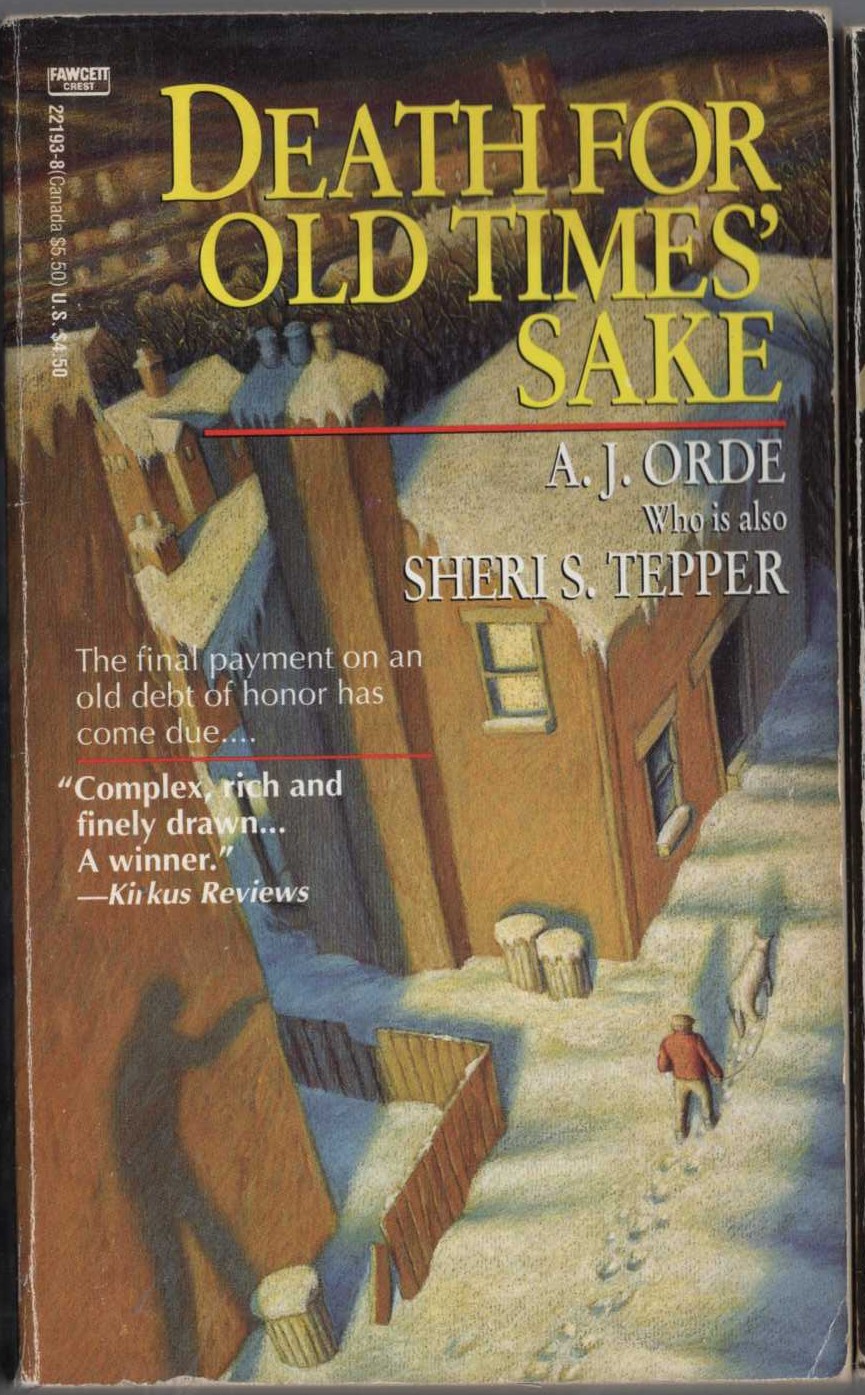 A.J. Orde  DEATH FOR OLD TIMES' SAKE front book cover image