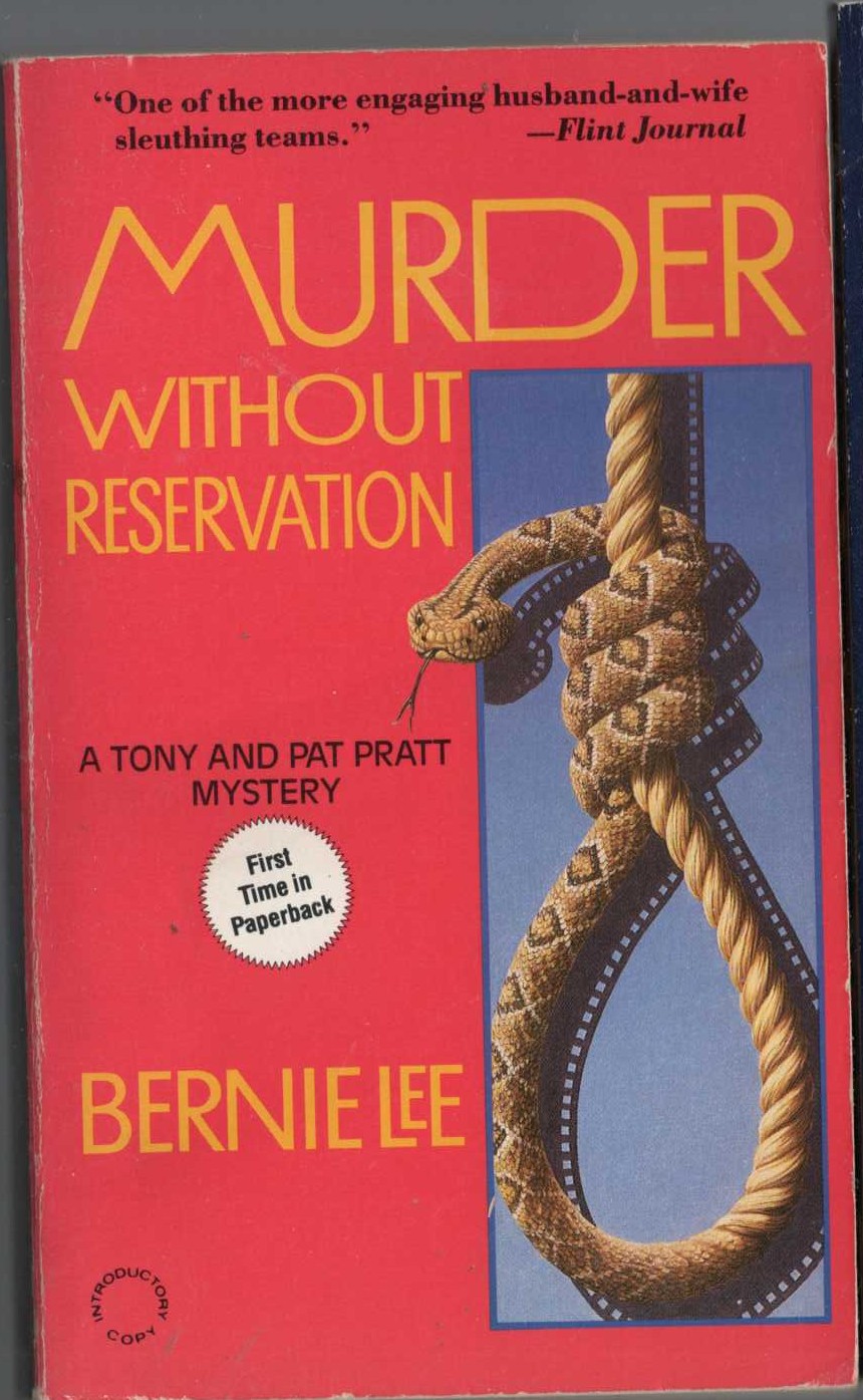 Bernie Lee  MURDER WITHOUT RESERVATION front book cover image