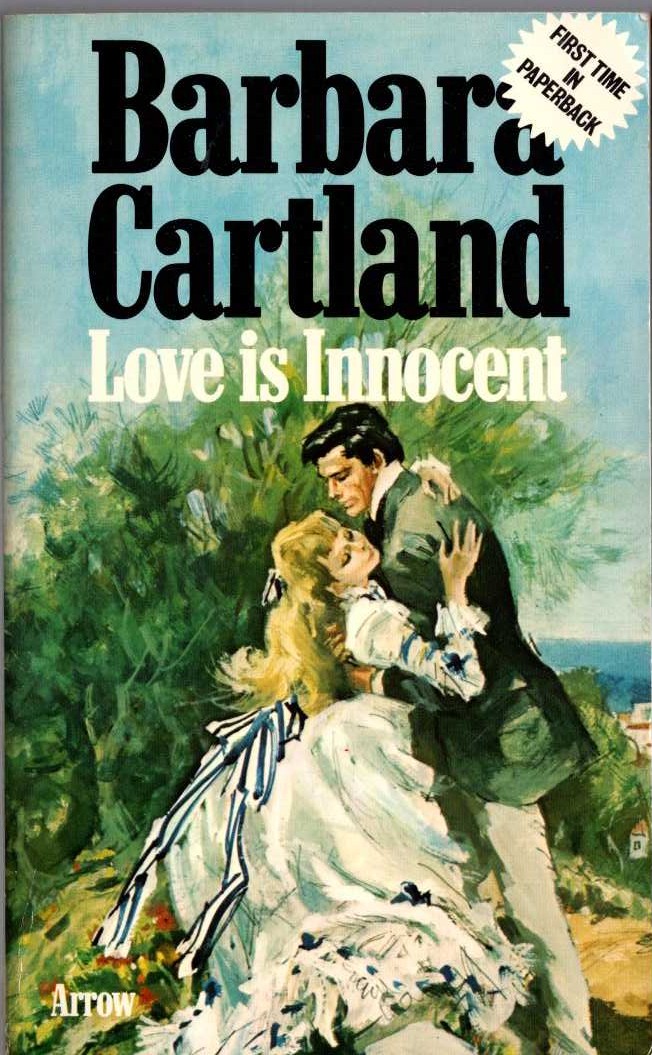 Barbara Cartland  LOVE IS INNOCENT front book cover image