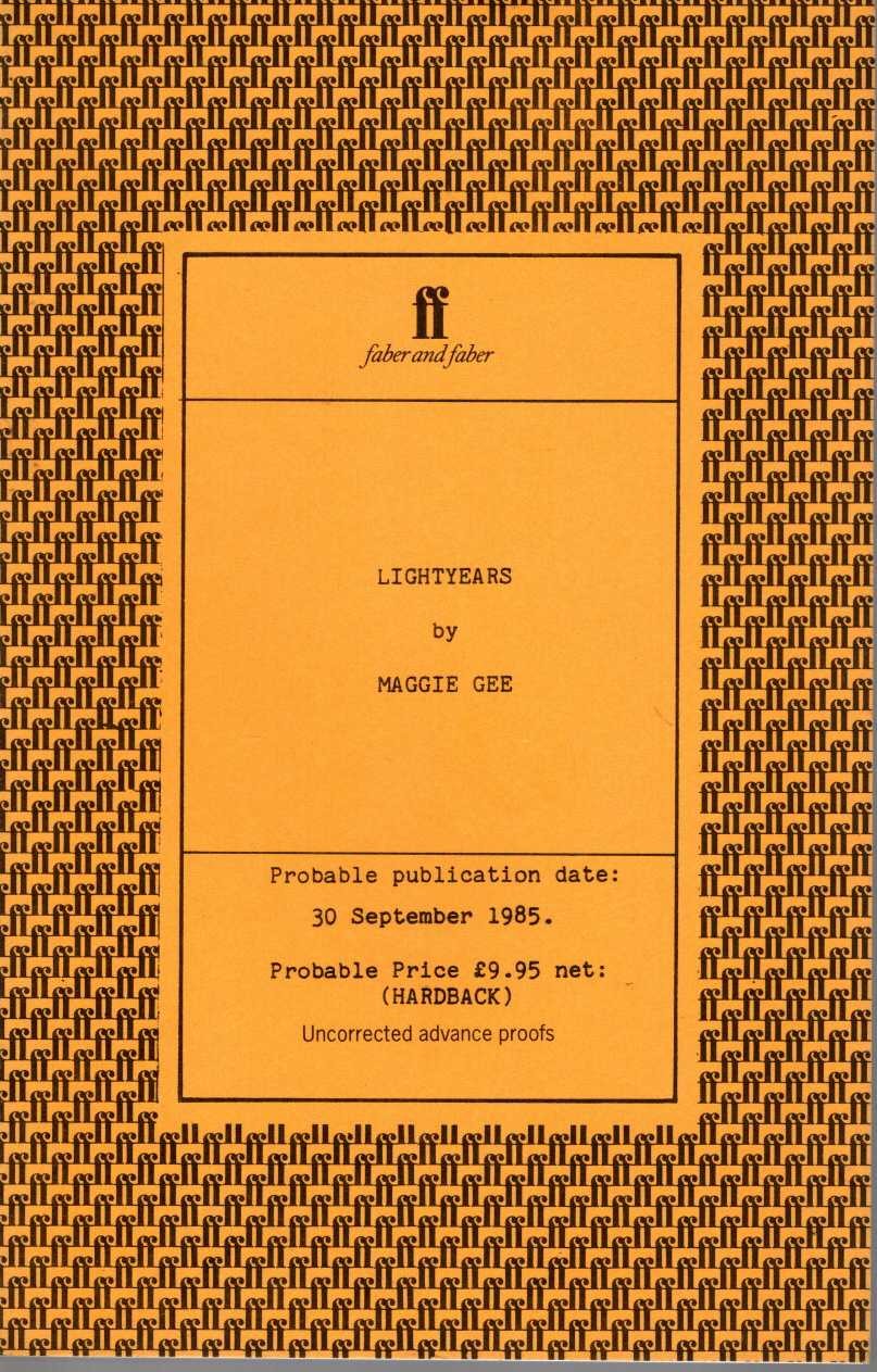 LIGHT YEARS front book cover image