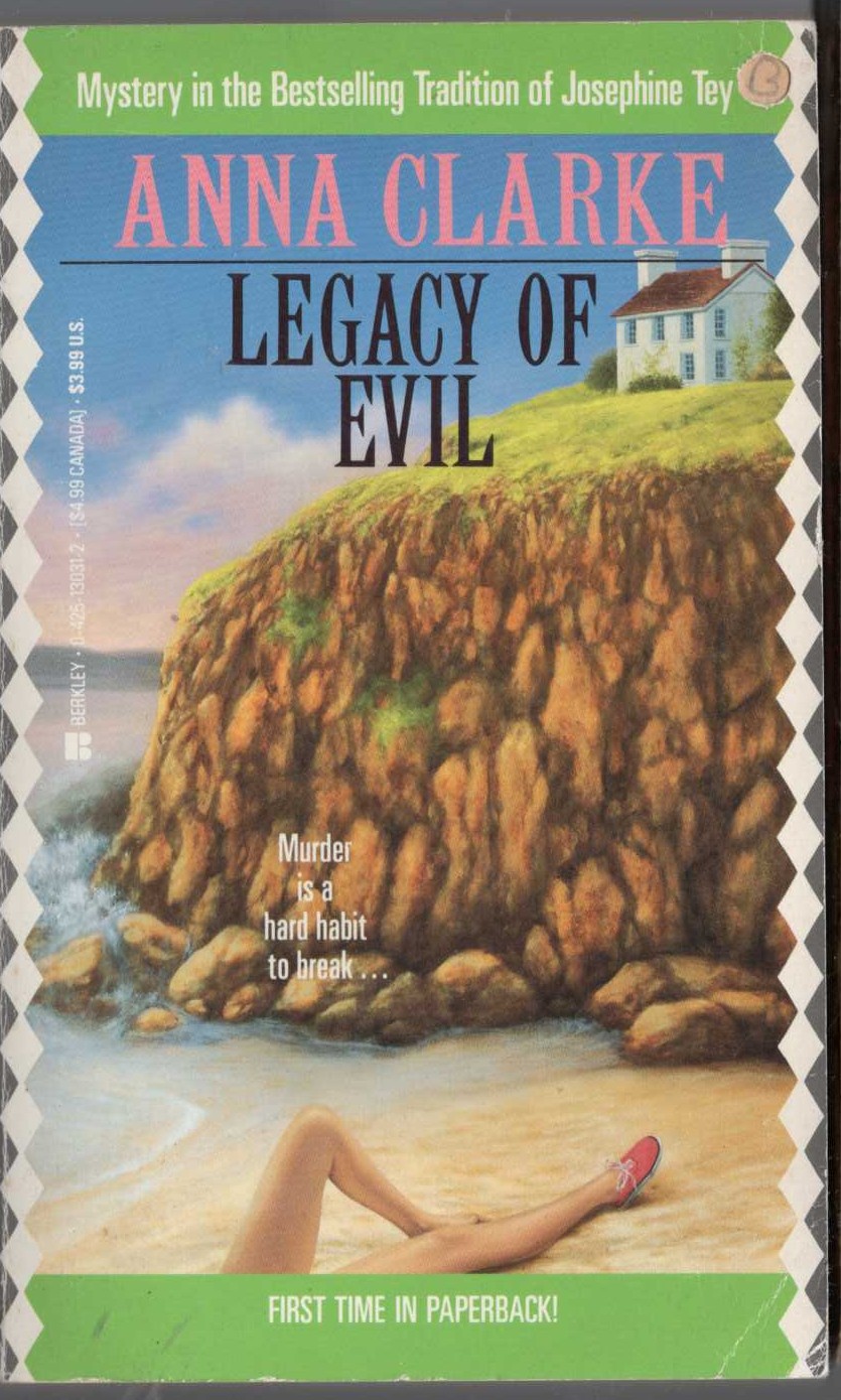 Anna Clarke  LEGACY OF EVIL front book cover image