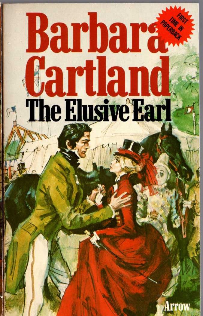 Barbara Cartland  THE ELUSIVE EARL front book cover image