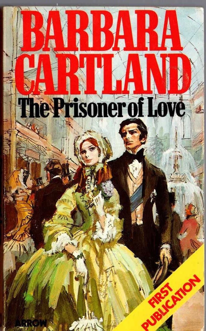 Barbara Cartland  THE PRISONER OF LOVE front book cover image
