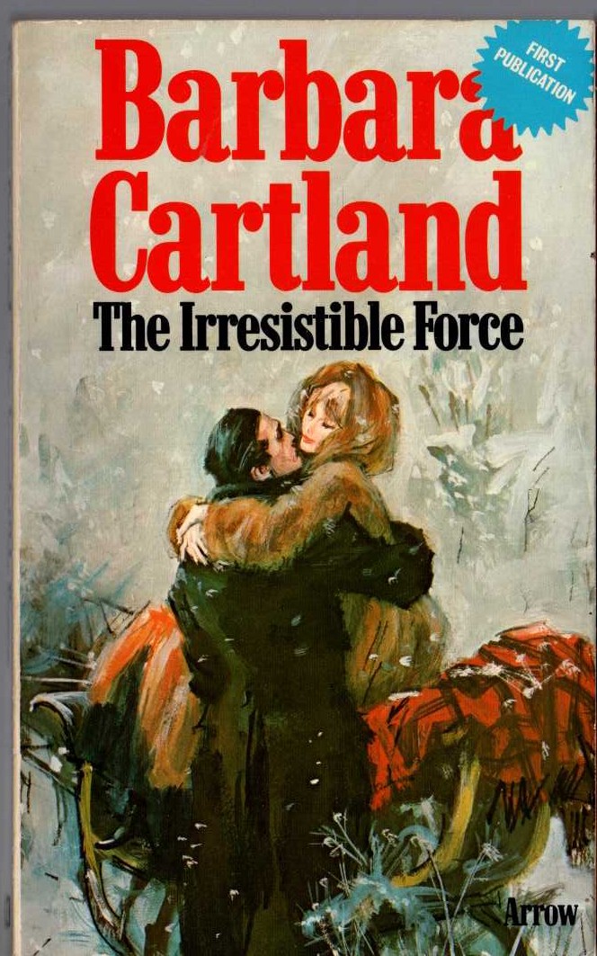 Barbara Cartland  THE IRRESISTIBLE FORCE front book cover image