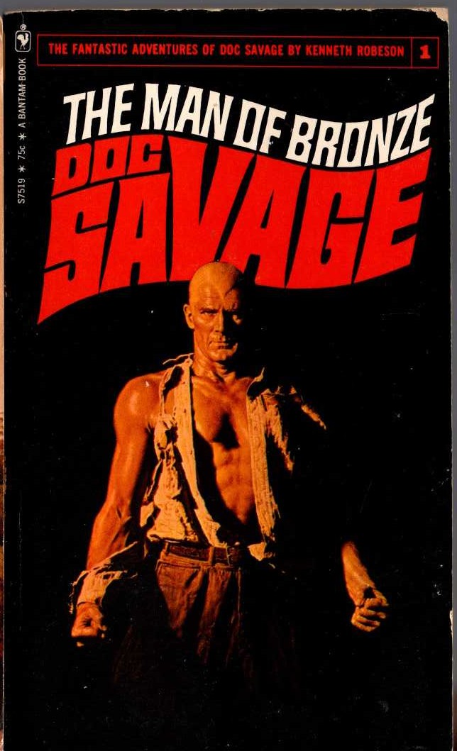 Kenneth Robeson  DOC SAVAGE: THE MAN OF BRONZE front book cover image