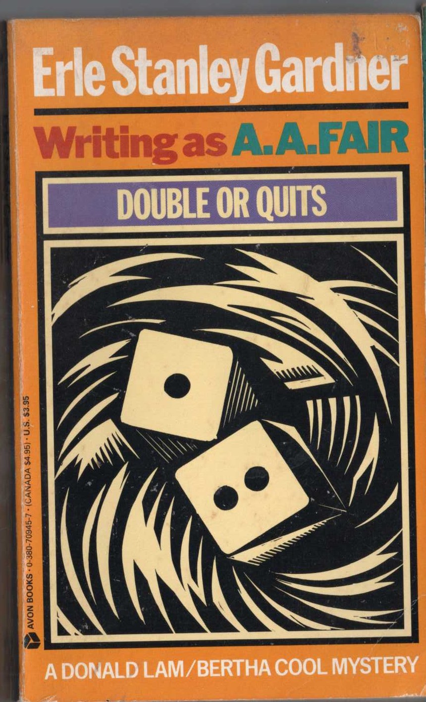 A.A. Fair  DOUBLE OR QUITS front book cover image
