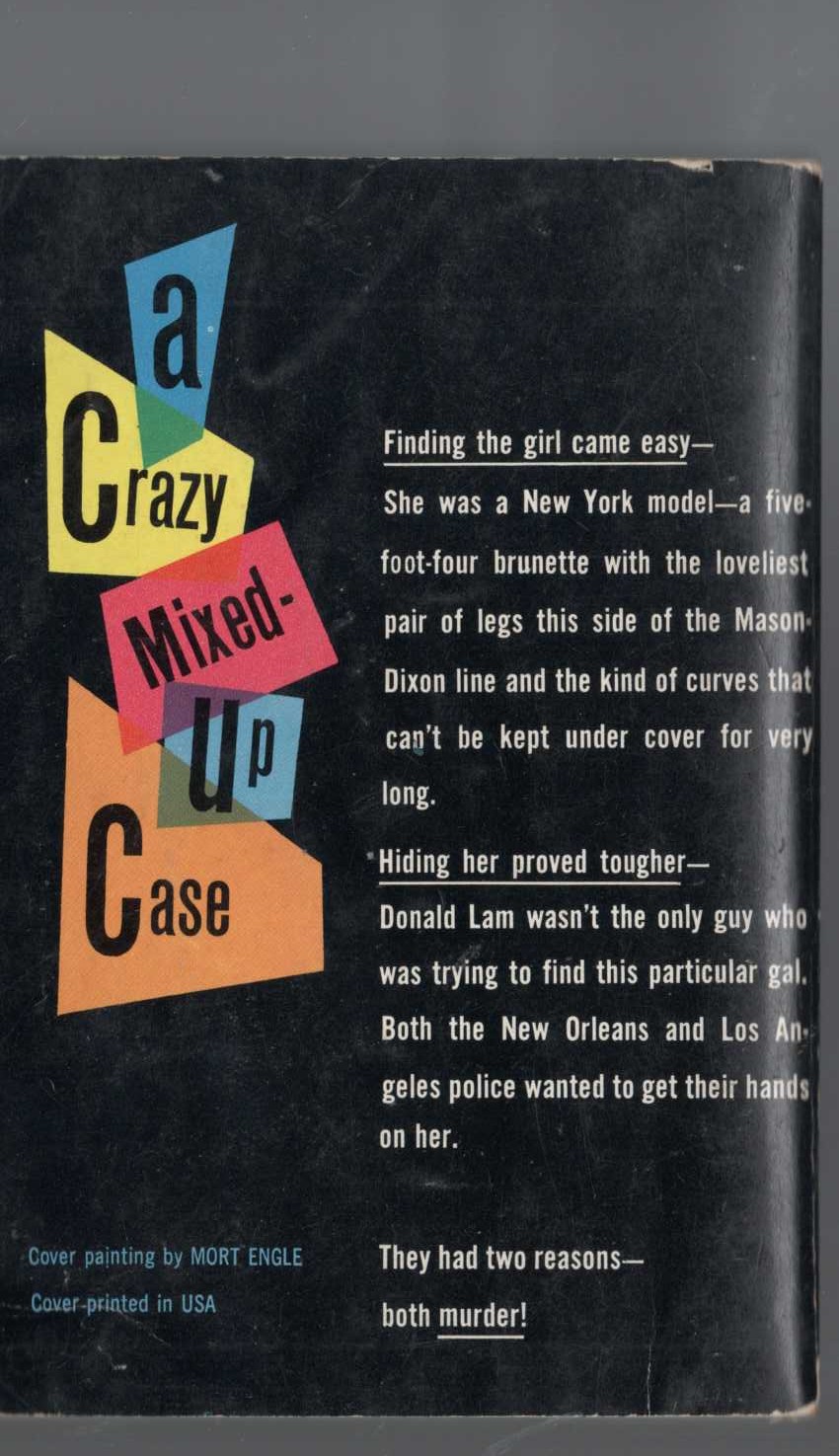 A.A. Fair  OWLS DON'T BLINK magnified rear book cover image