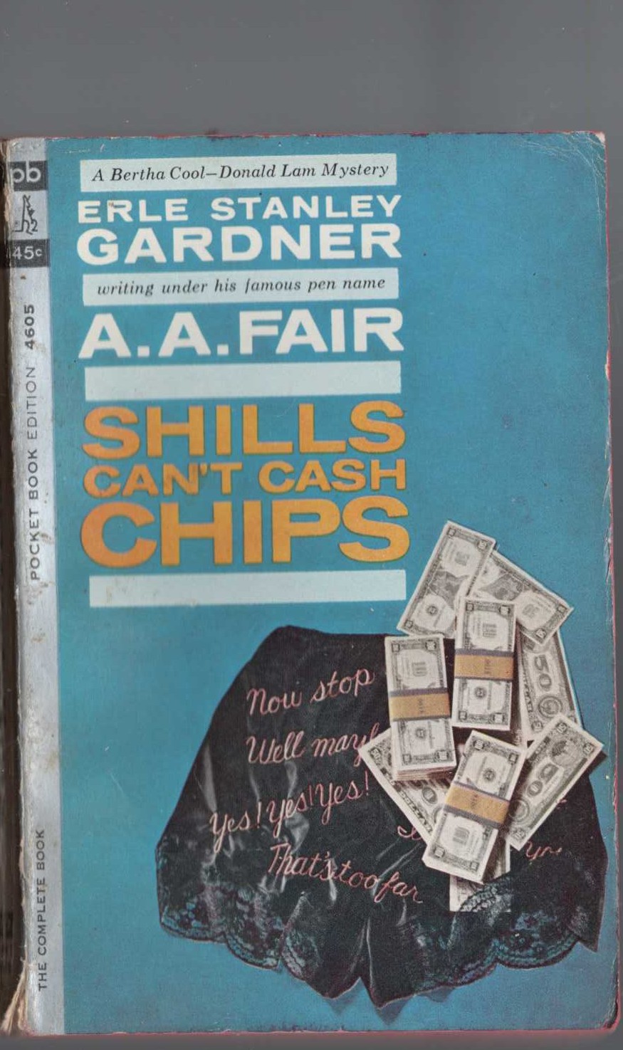 A.A. Fair  SHILLS CAN'T CASH CHIPS front book cover image