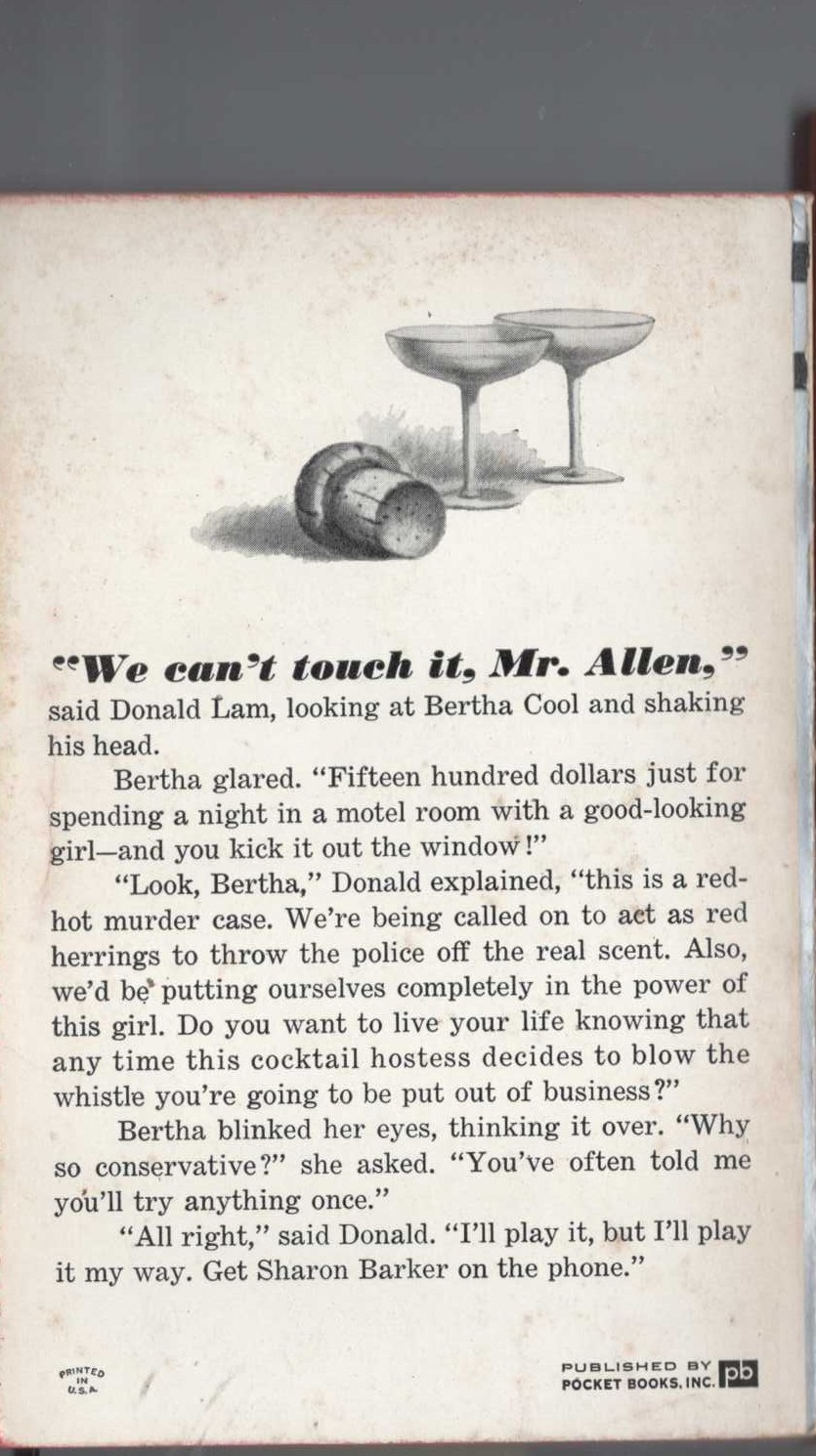 A.A. Fair  TRY ANYTHING ONCE magnified rear book cover image