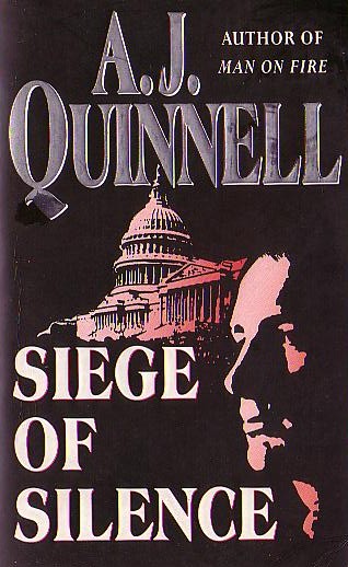 A.J. Quinnell  SIEGE OF SILENCE front book cover image