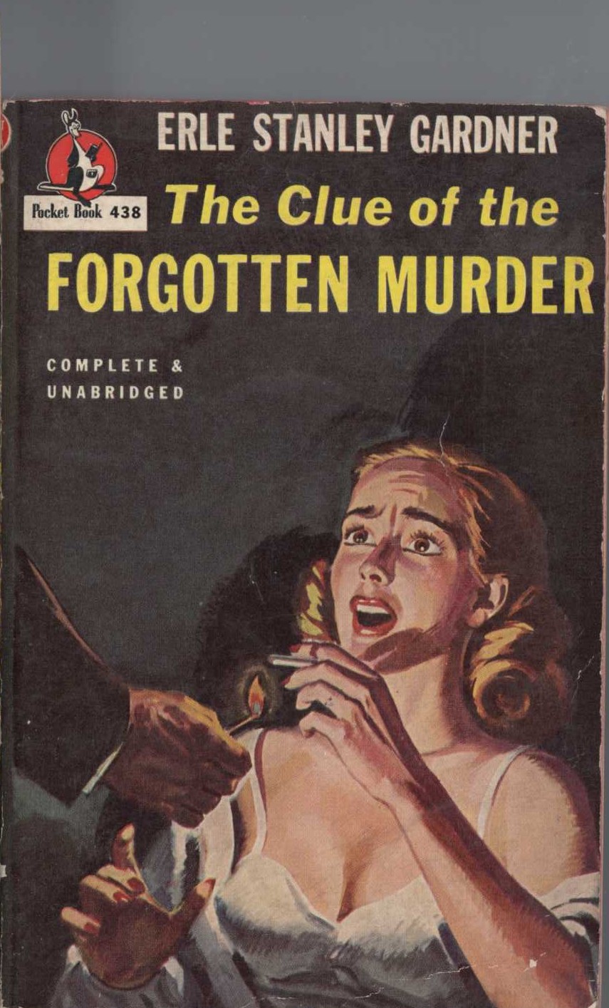 Erle Stanley Gardner  THE CLUE OF THE FORGOTTEN MURDER front book cover image