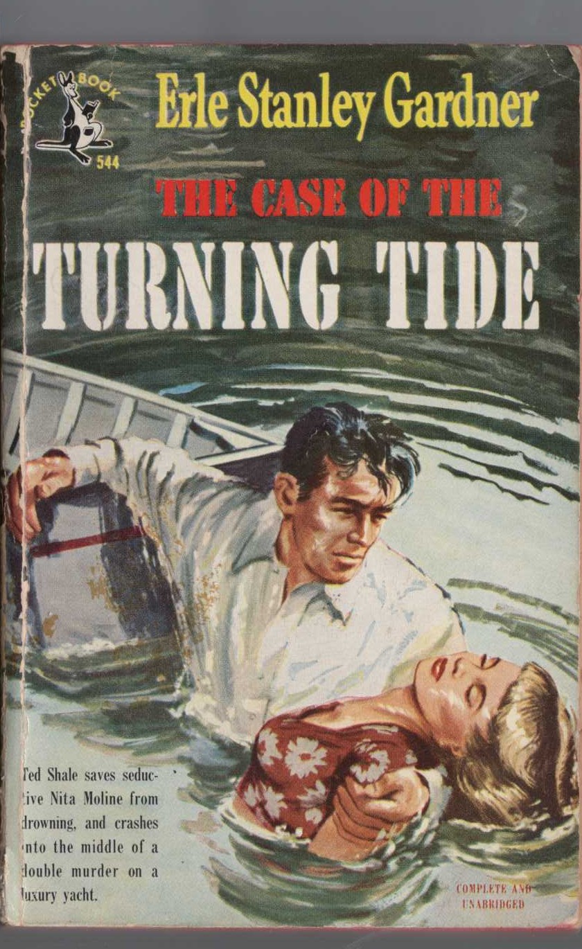 Erle Stanley Gardner  THE CASE OF THE TURNING TIDE front book cover image