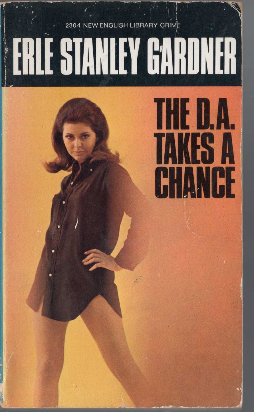 Erle Stanley Gardner  THE D.A.TAKES A CHANCE front book cover image
