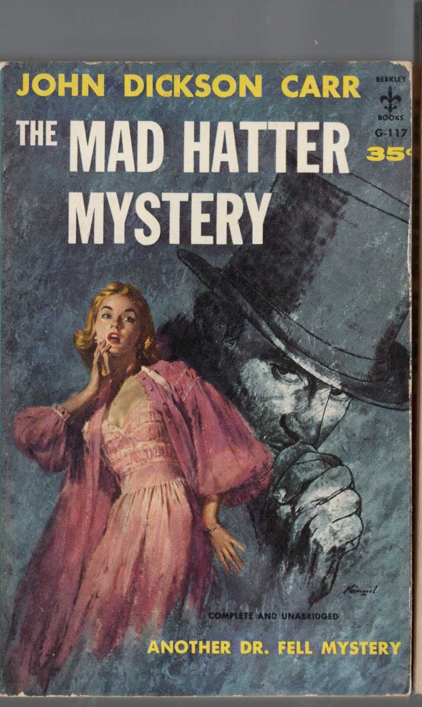 John Dickson Carr  THE MAD HATTER MYSTERY front book cover image