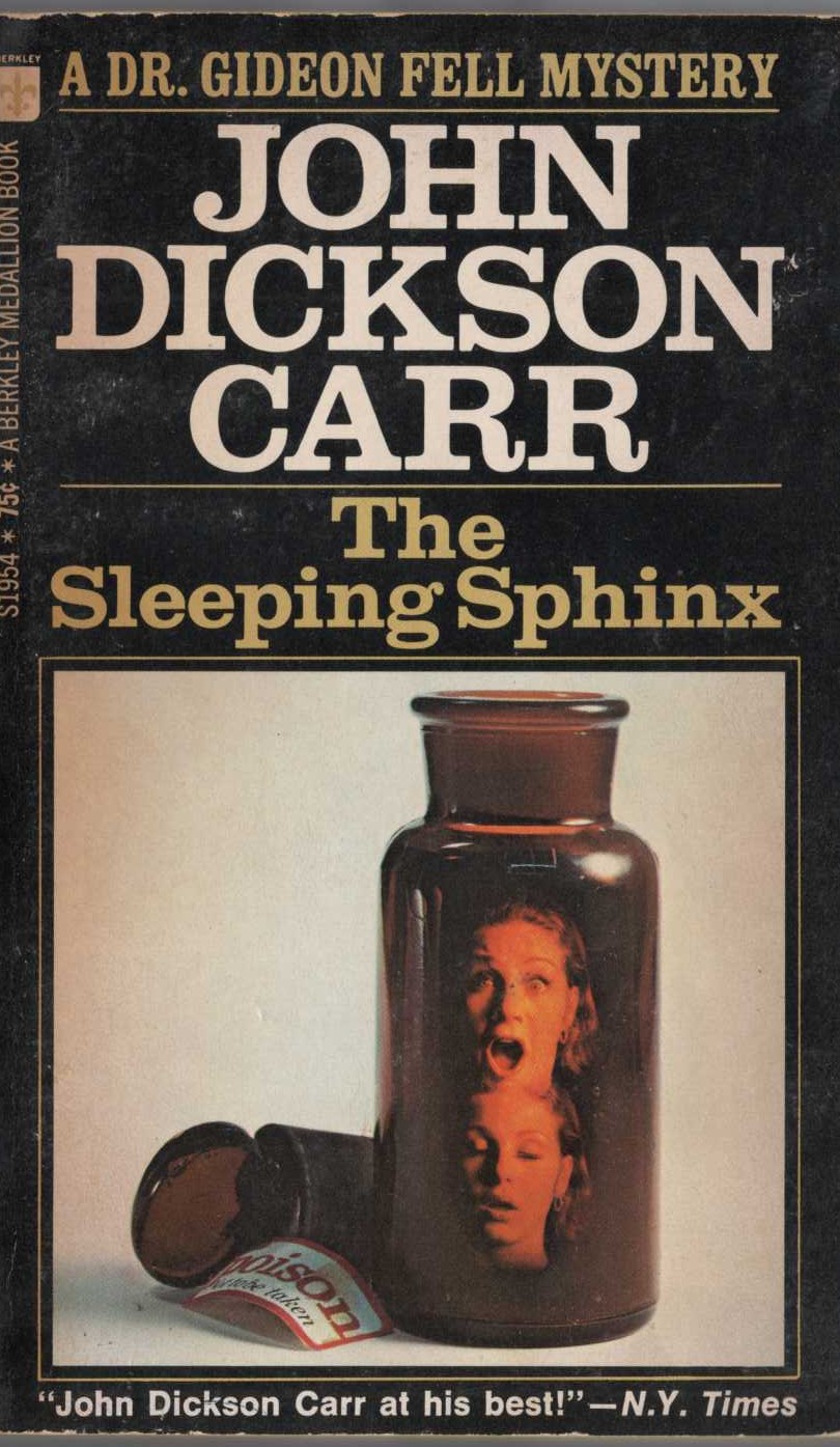 John Dickson Carr  THE SLEEPING SPHINX front book cover image