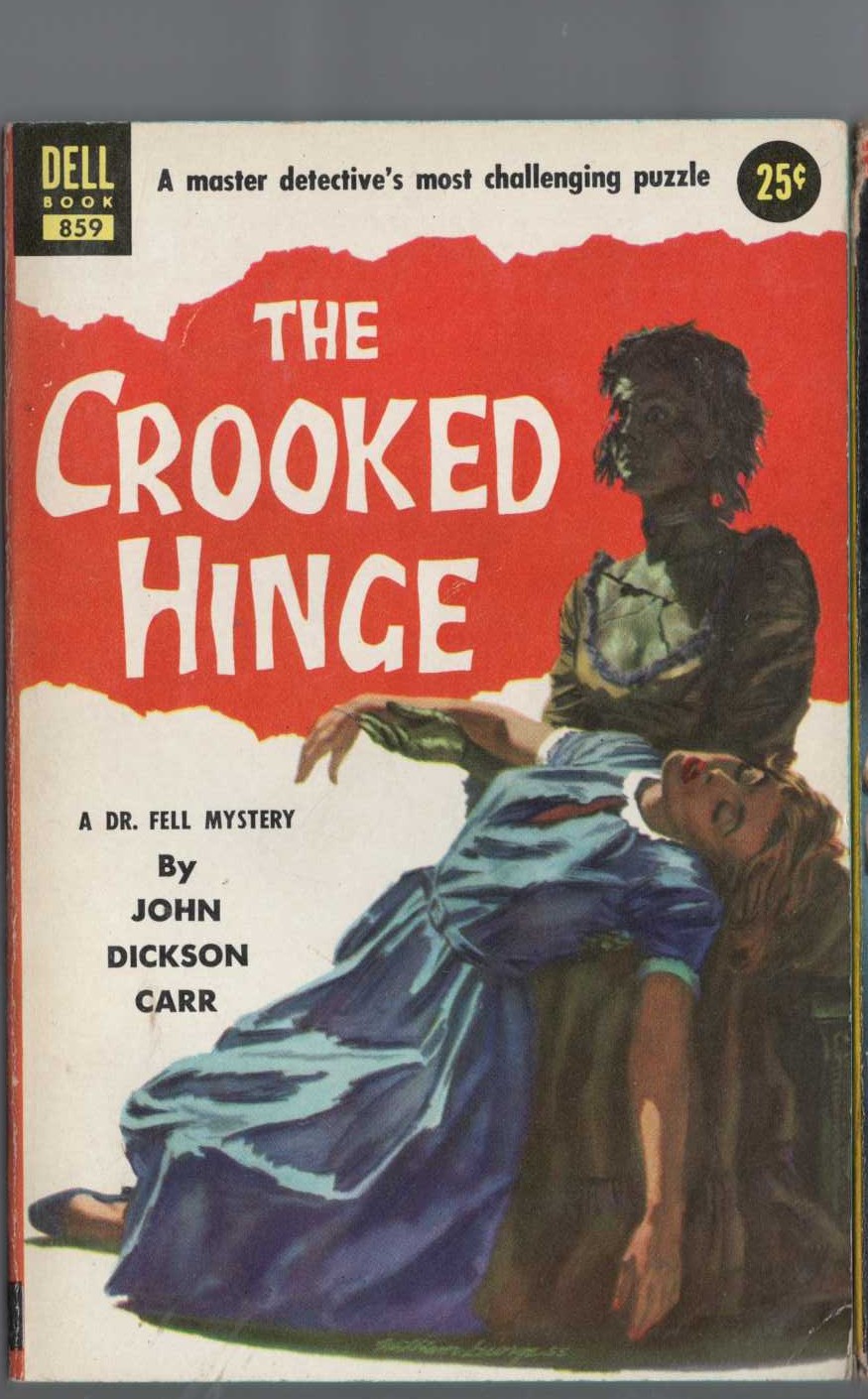 John Dickson Carr  THE CROOKED HINGE front book cover image