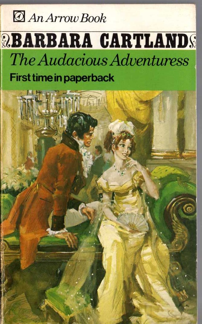 Barbara Cartland  THE AUDACIOUS ADVENTURESS front book cover image