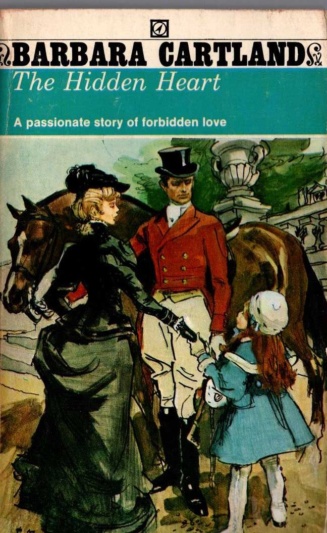 Barbara Cartland  THE HIDDEN HEART front book cover image