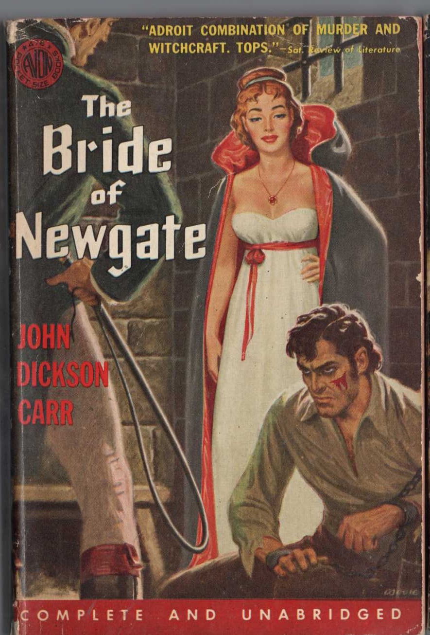 John Dickson Carr  THE BRIDE OF NEWGATE front book cover image