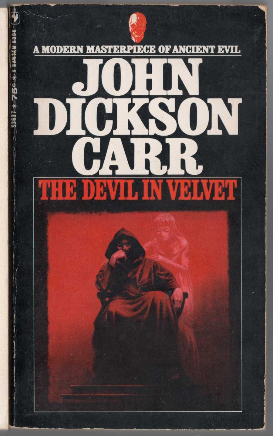 John Dickson Carr  THE DEVIL IN VELVET front book cover image