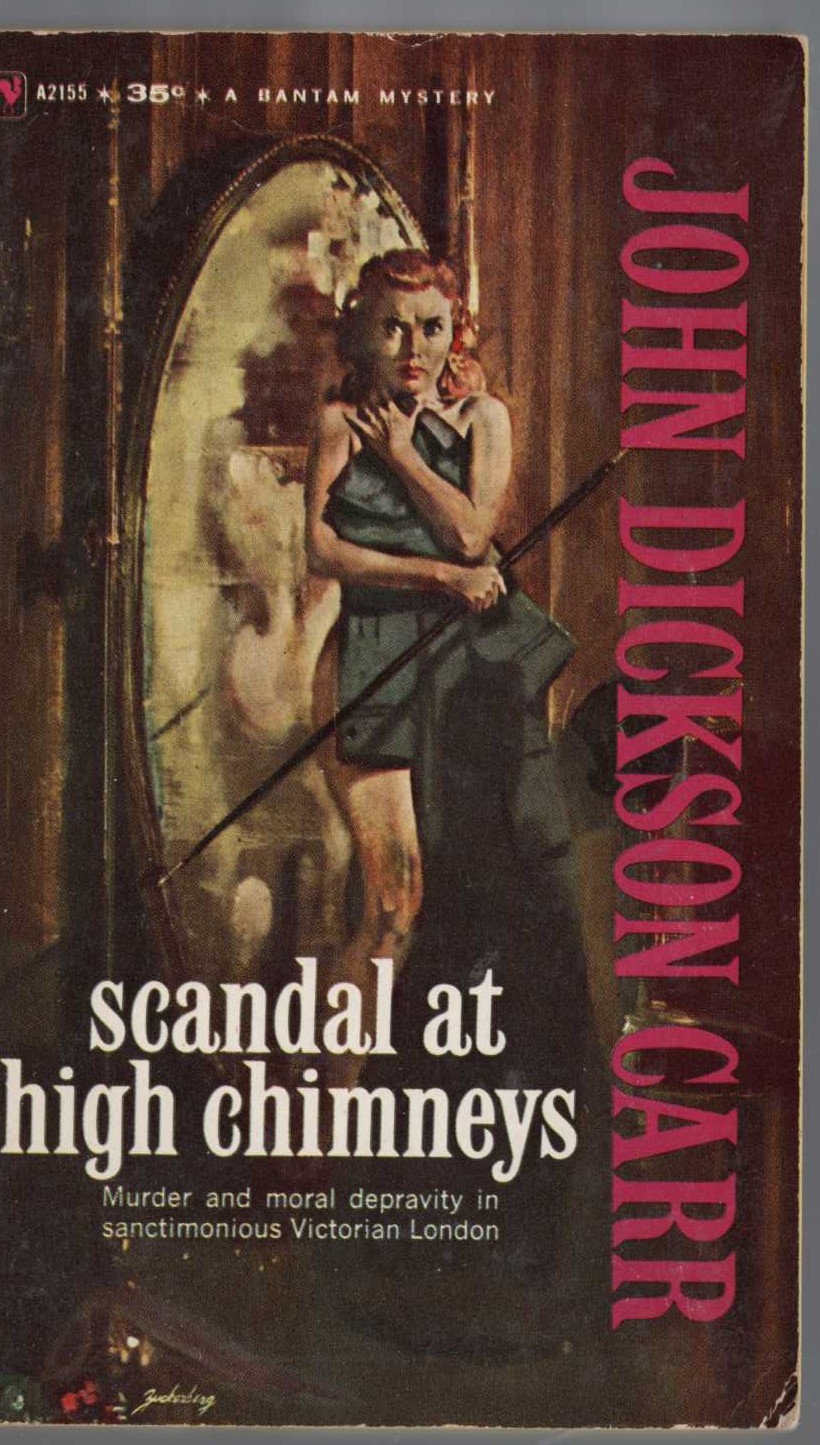 John Dickson Carr  SCANDAL AT HIGH CHIMNEYS front book cover image