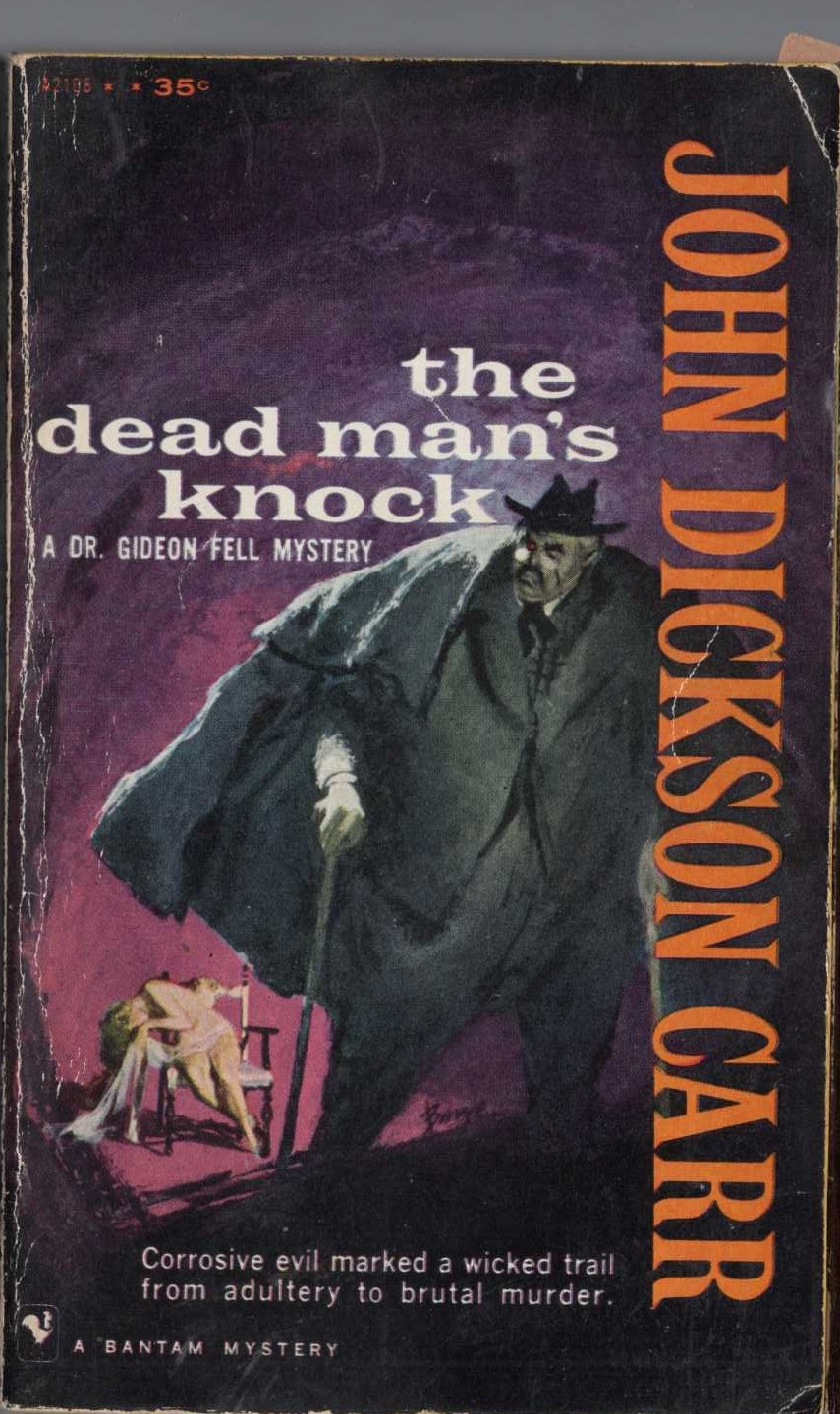 John Dickson Carr  THE DEAD MAN'S KNOCK front book cover image