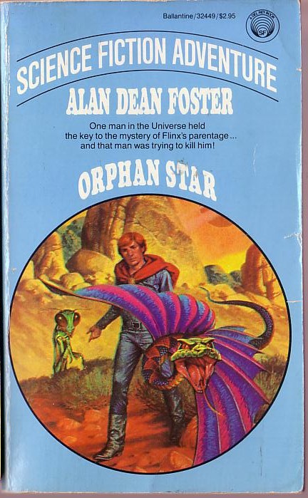 Alan Dean Foster  ORPHAN STAR front book cover image