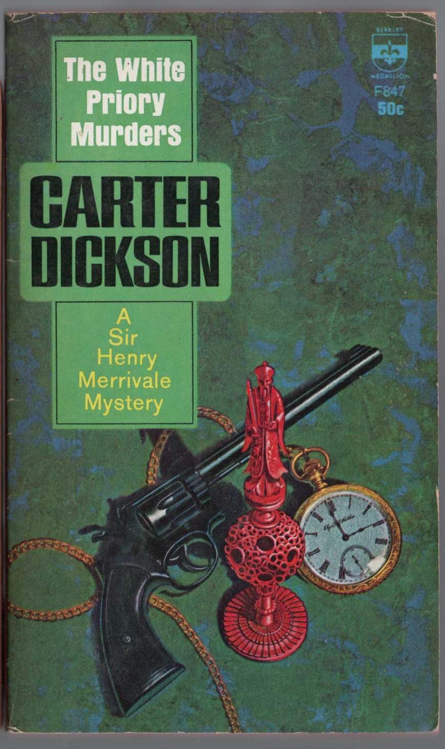 Carter Dickson  THE WHITE PRIORY MURDERS front book cover image