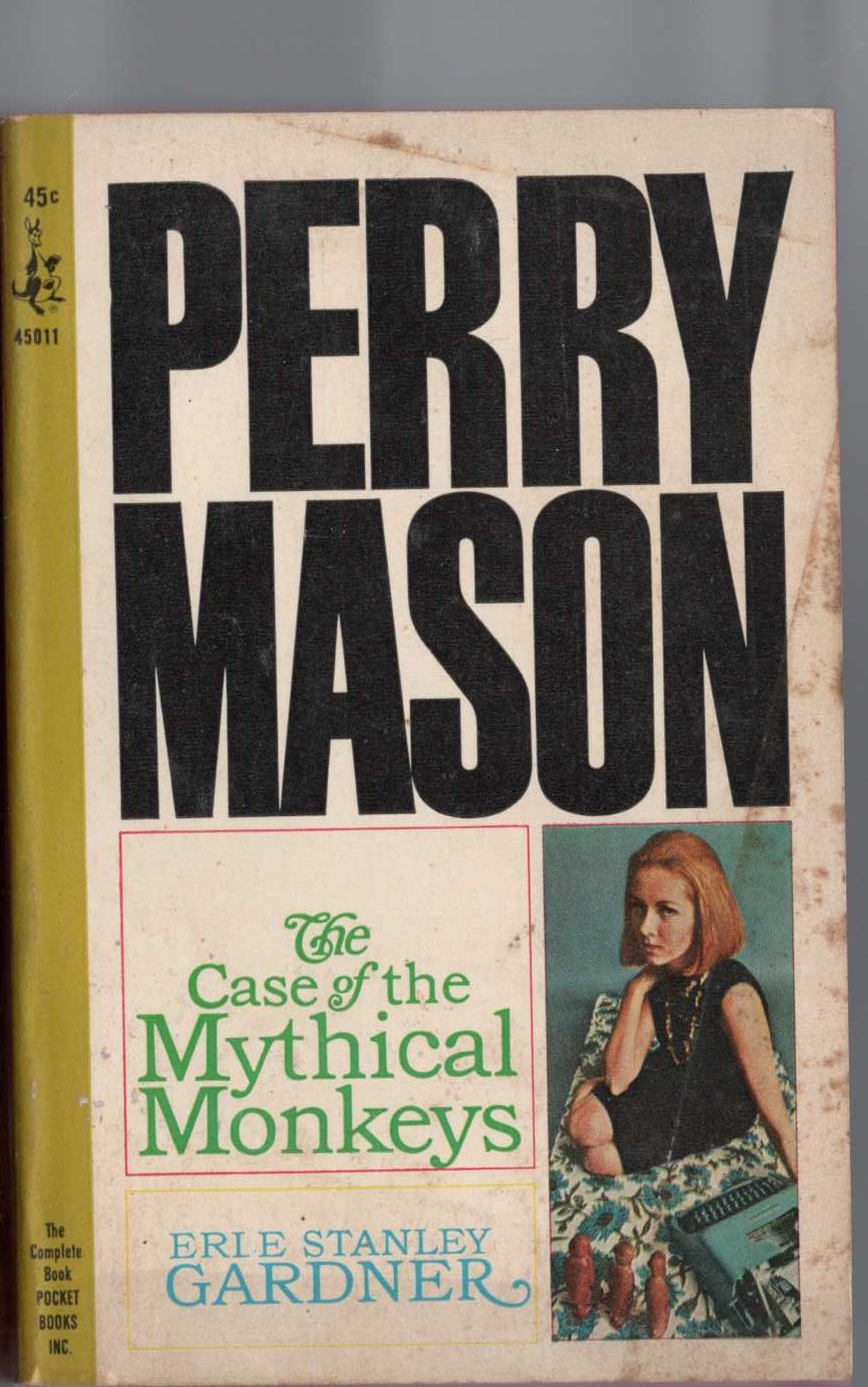 Erle Stanley Gardner  THE CASE OF THE MYTHICAL MONKEYS front book cover image