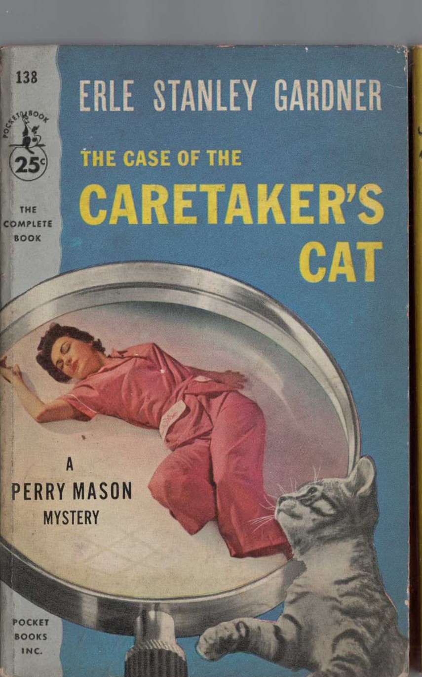 Erle Stanley Gardner  THE CASE OF THE CARETAKER'S CAT front book cover image
