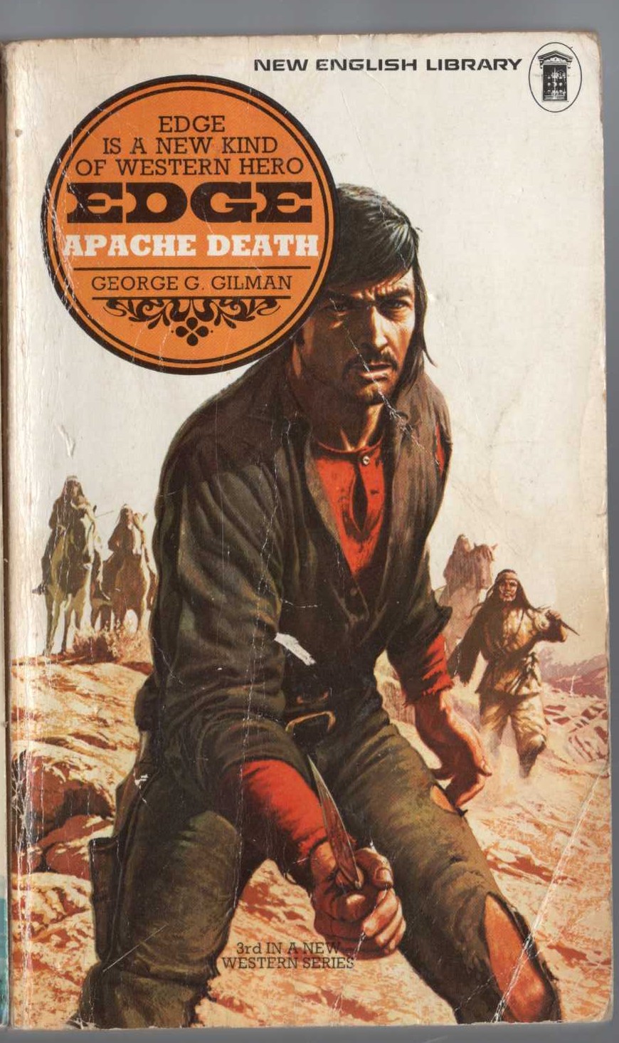 George G. Gilman  EDGE 3: APACHE DEATH front book cover image