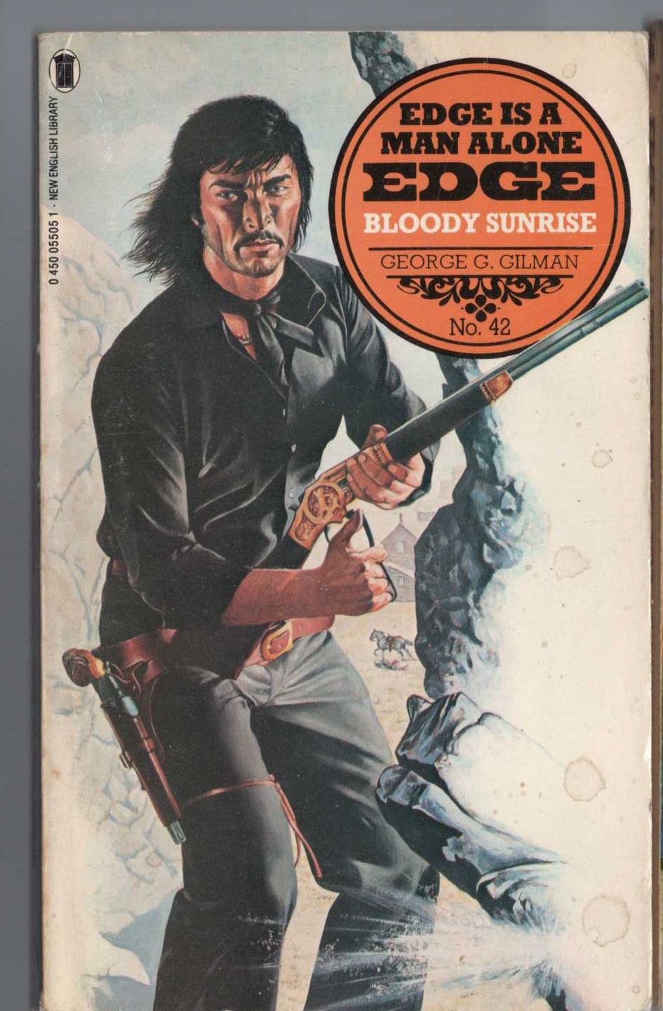 George G. Gilman  EDGE 42: BLOODY SUNRISE front book cover image