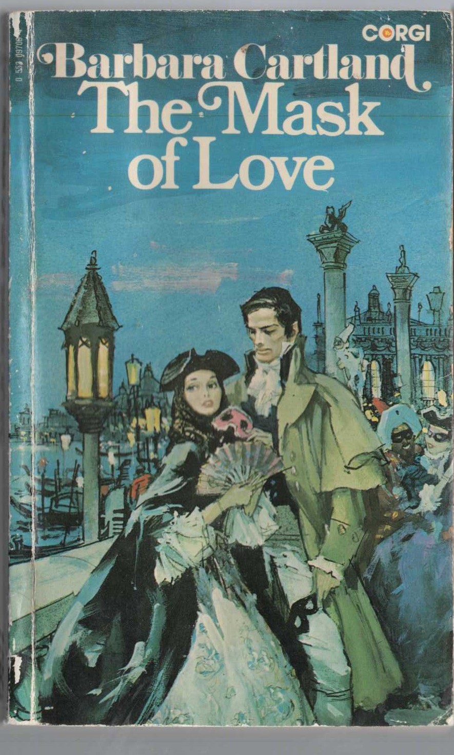 Barbara Cartland  THE MASK OF LOVE front book cover image