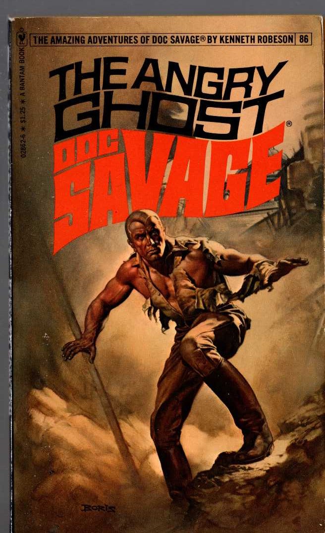Kenneth Robeson  DOC SAVAGE: THE ANGRY GHOST front book cover image