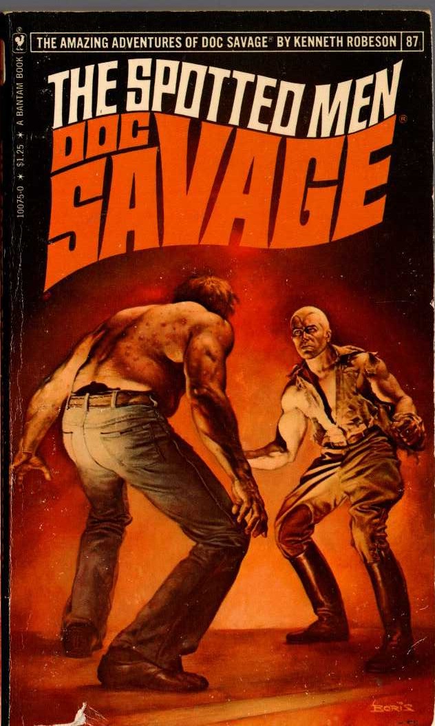 Kenneth Robeson  DOC SAVAGE: THE SPOTTED MEN front book cover image