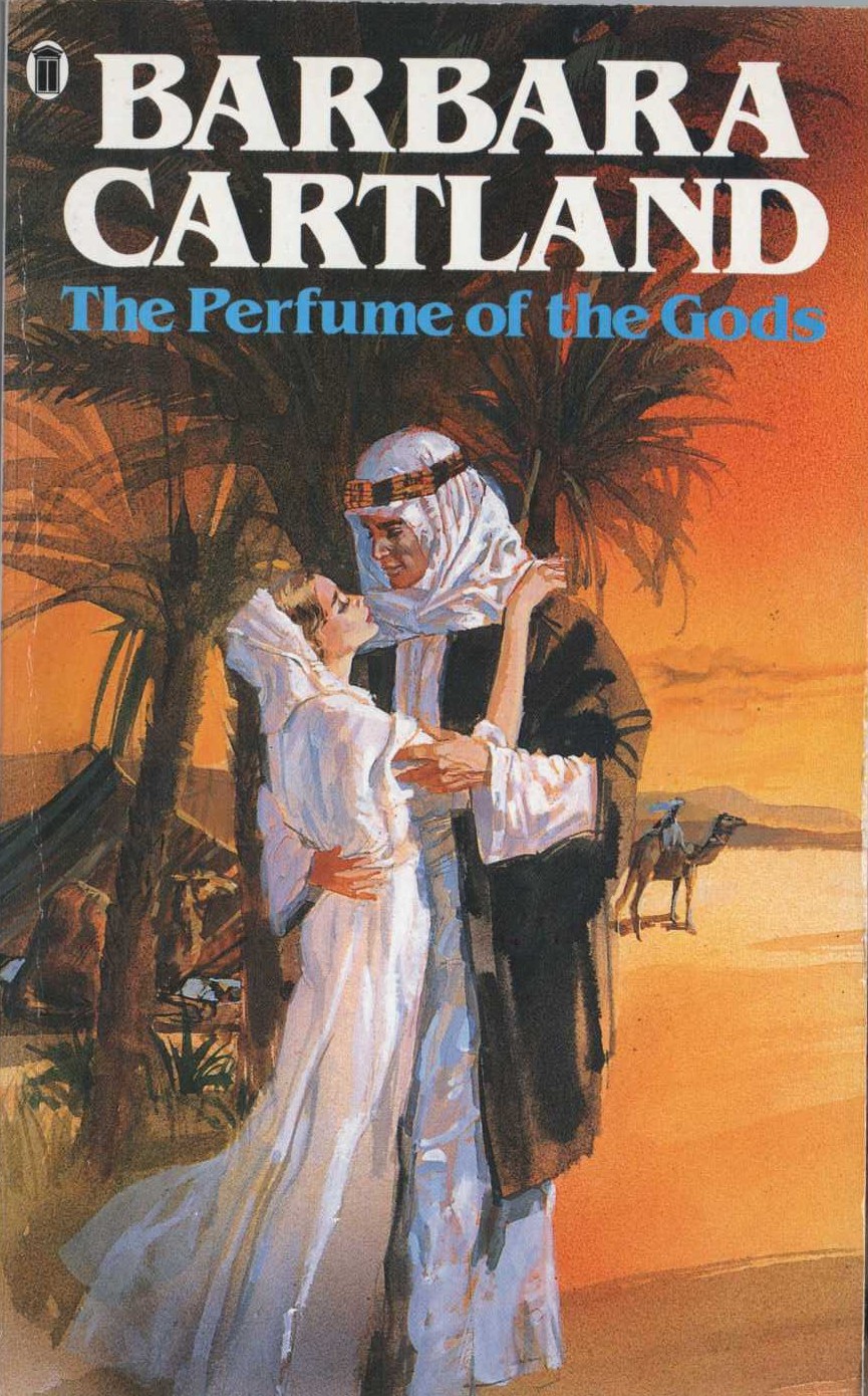 Barbara Cartland  THE PERFUME OF THE GODS front book cover image