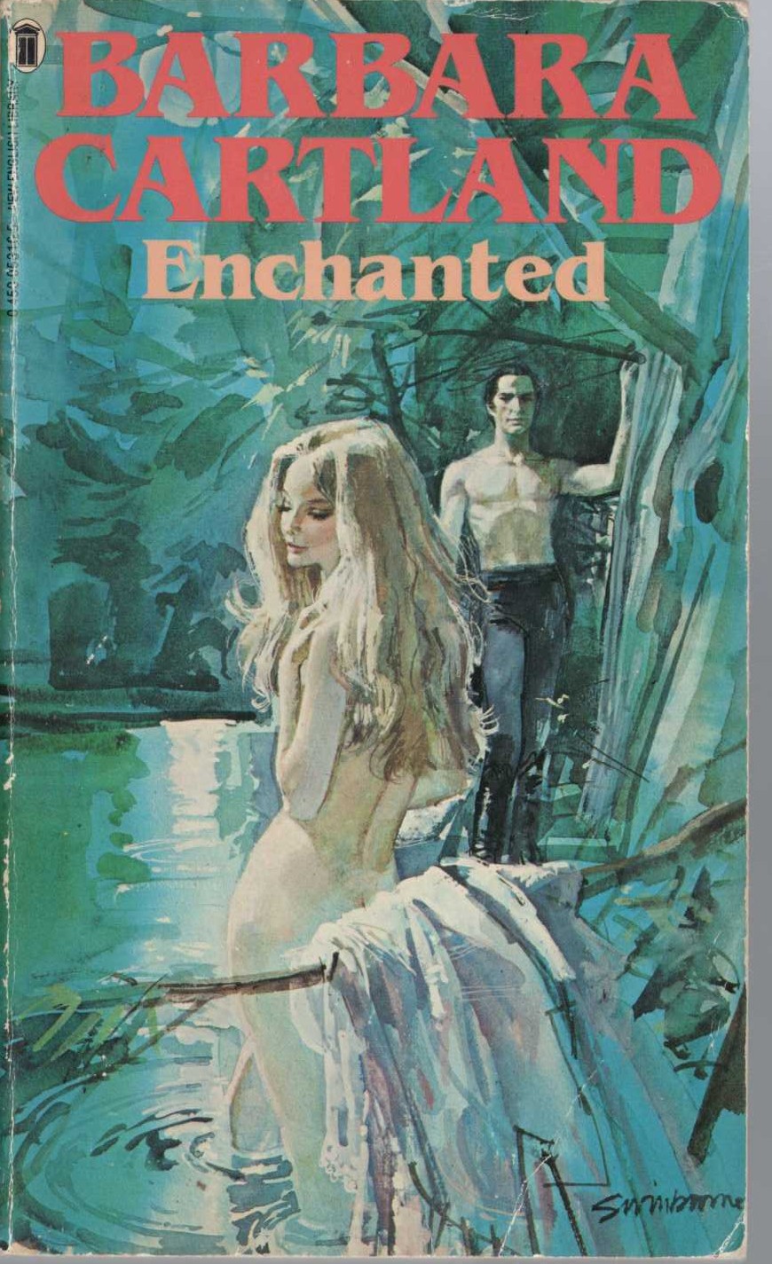 Barbara Cartland  ENCHANTED front book cover image