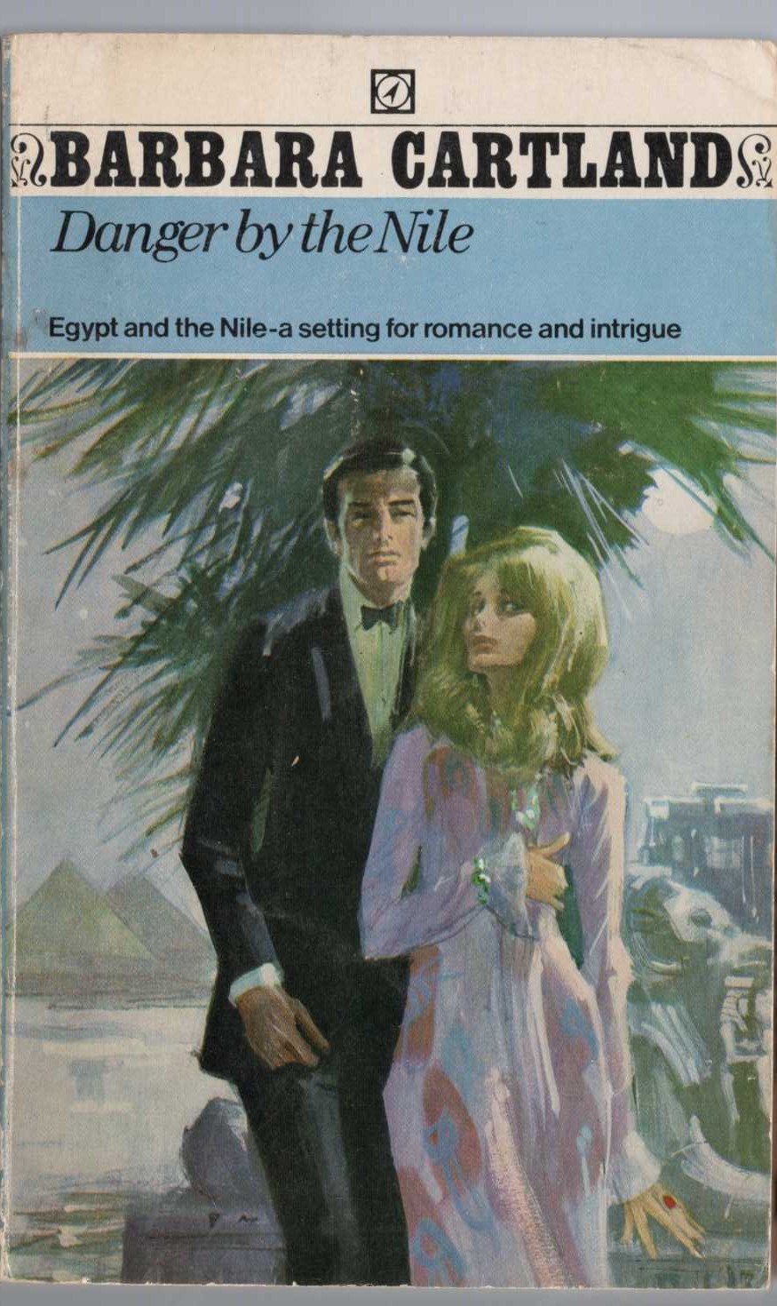 Barbara Cartland  DANGER BY THE NILE front book cover image
