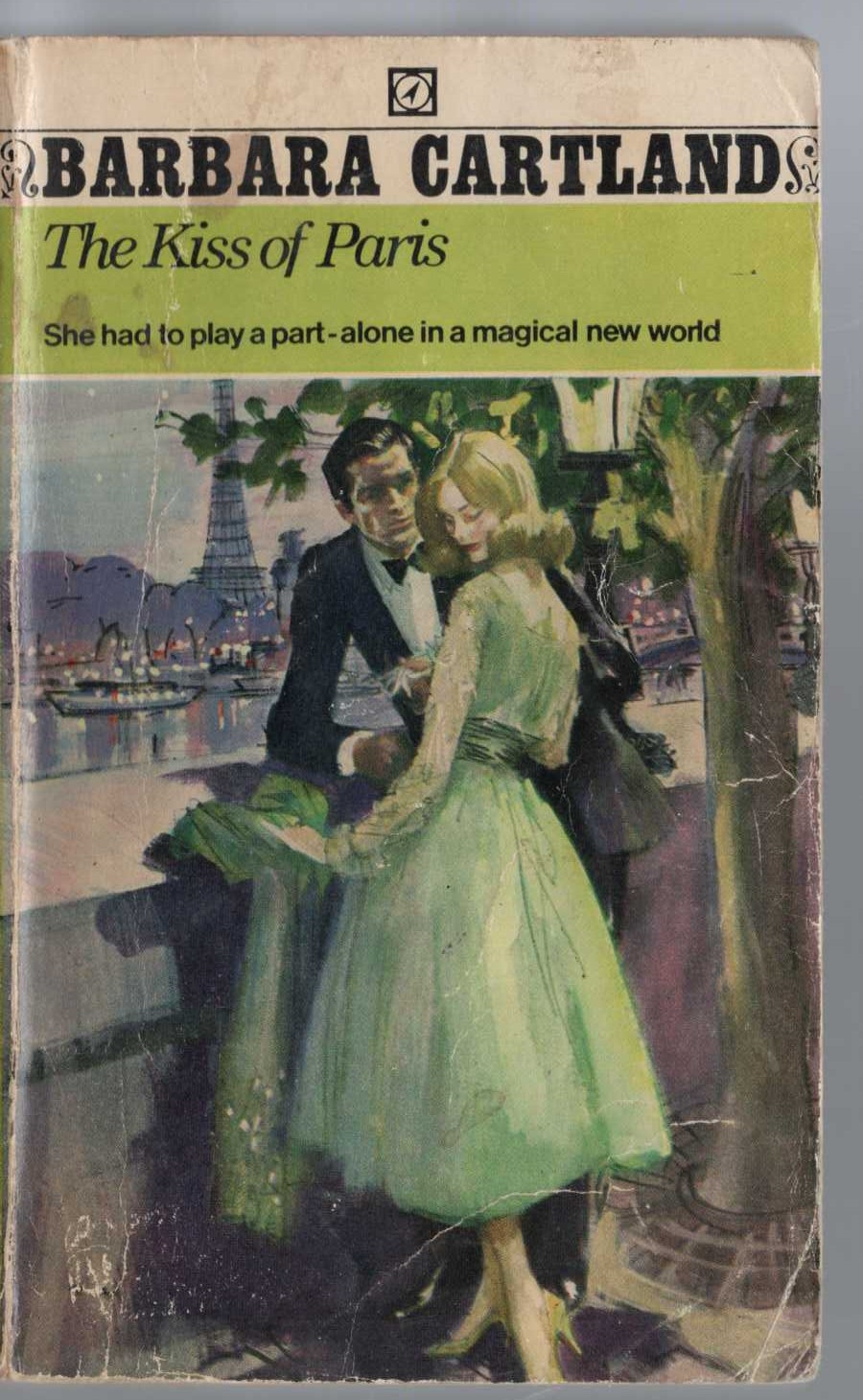 Barbara Cartland  THE KISS OF PARIS front book cover image