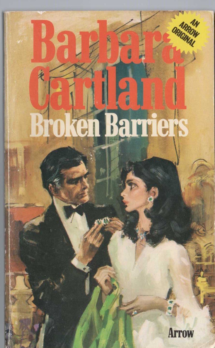 Barbara Cartland  BROKEN BARRIERS front book cover image