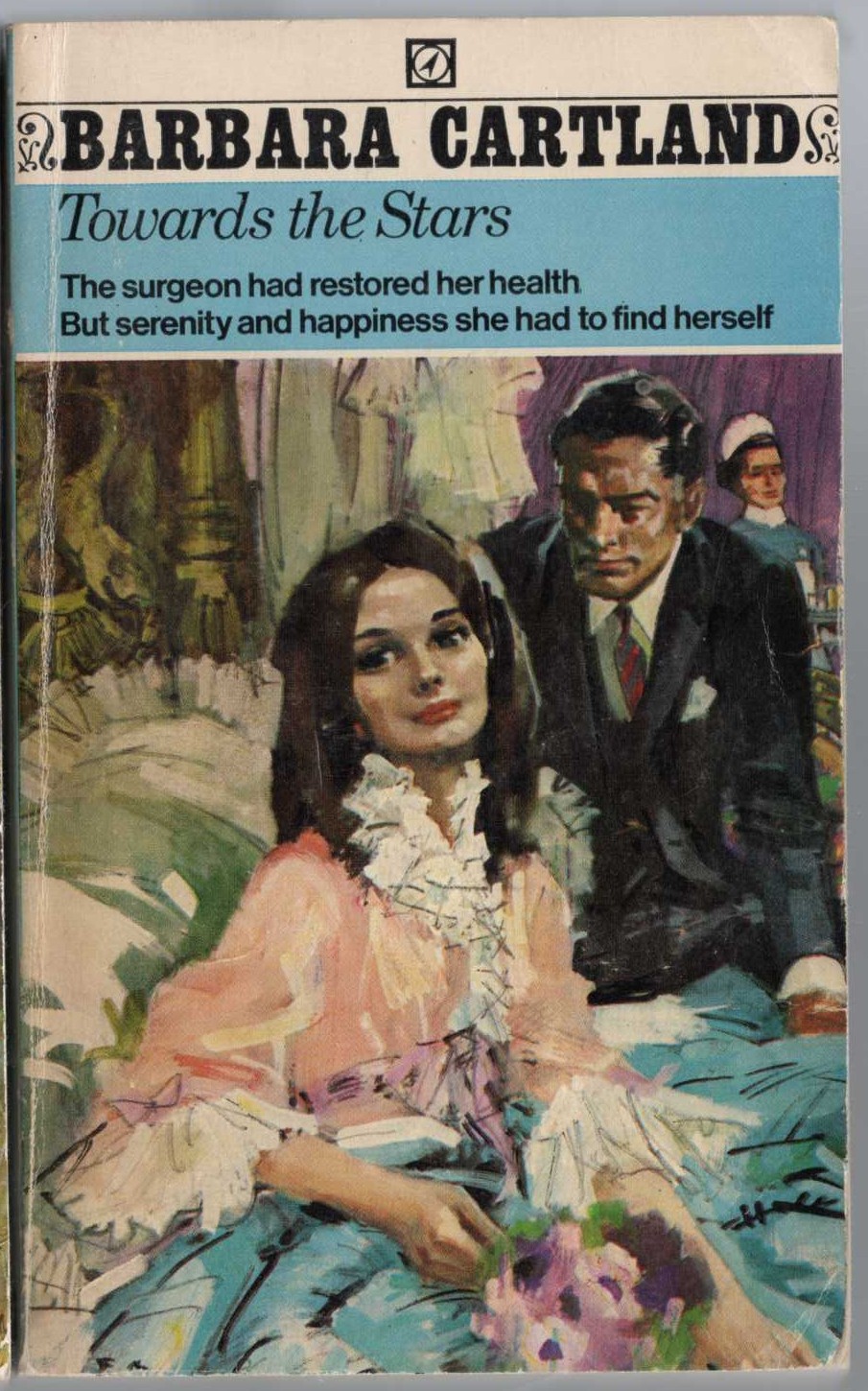 Barbara Cartland  TOWARDS THE STARS front book cover image